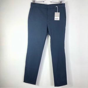 Everlane Uniform Performance Chino Slim Fit Stretch Pants Navy Blue School Work